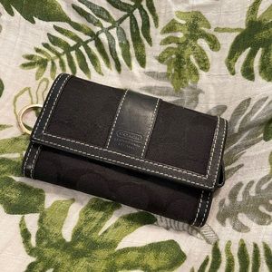 Authentic Coach Black Wallet